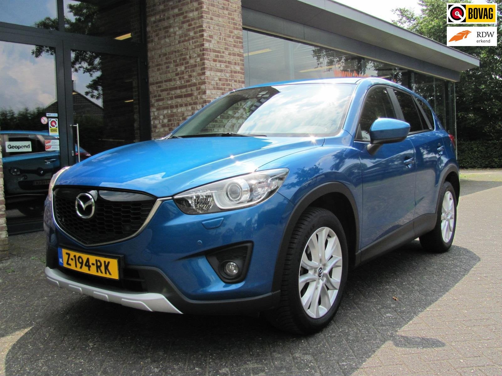 Mazda CX-5 Mazda CX-5 2.0 4WD, Trekhaak, Navi, Achteruitrijc, Auto's, 15 km/l, Zwart, 4 cilinders, Blauw