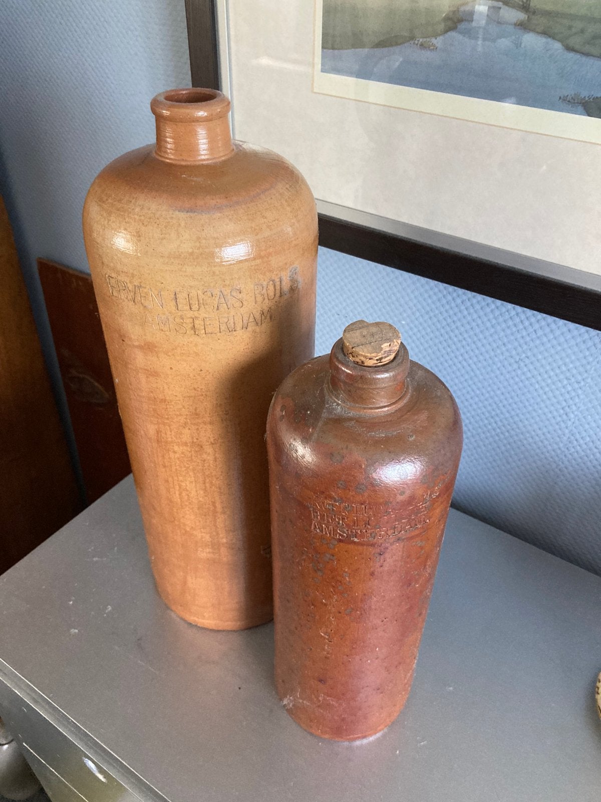 Oude antieke kruiken Bols, Antiek en Kunst, Antiek | Keramiek en Aardewerk, Ophalen of Verzenden