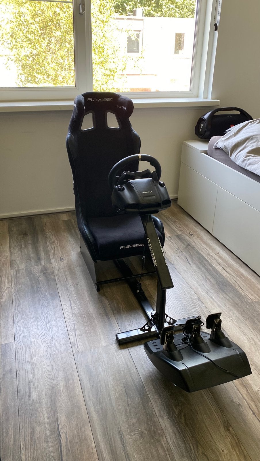 Playseat evolution pro + logitech g920., Spelcomputers en Games, Spelcomputers | Sony PlayStation Consoles | Accessoires, Ophalen
