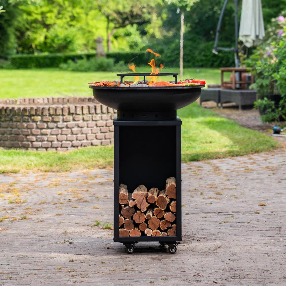 BBQ plancha 70cm zwart - nieuw, Ophalen, Nieuw