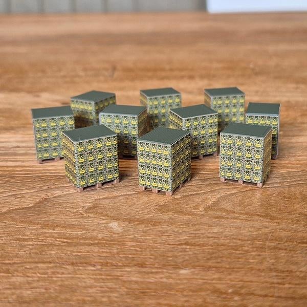 Pallet met Blikken Augurk – 1-87 – Set van 2,4,6 of 10, Ophalen of Verzenden, Nieuw, Bus of Vrachtwagen, Overige merken