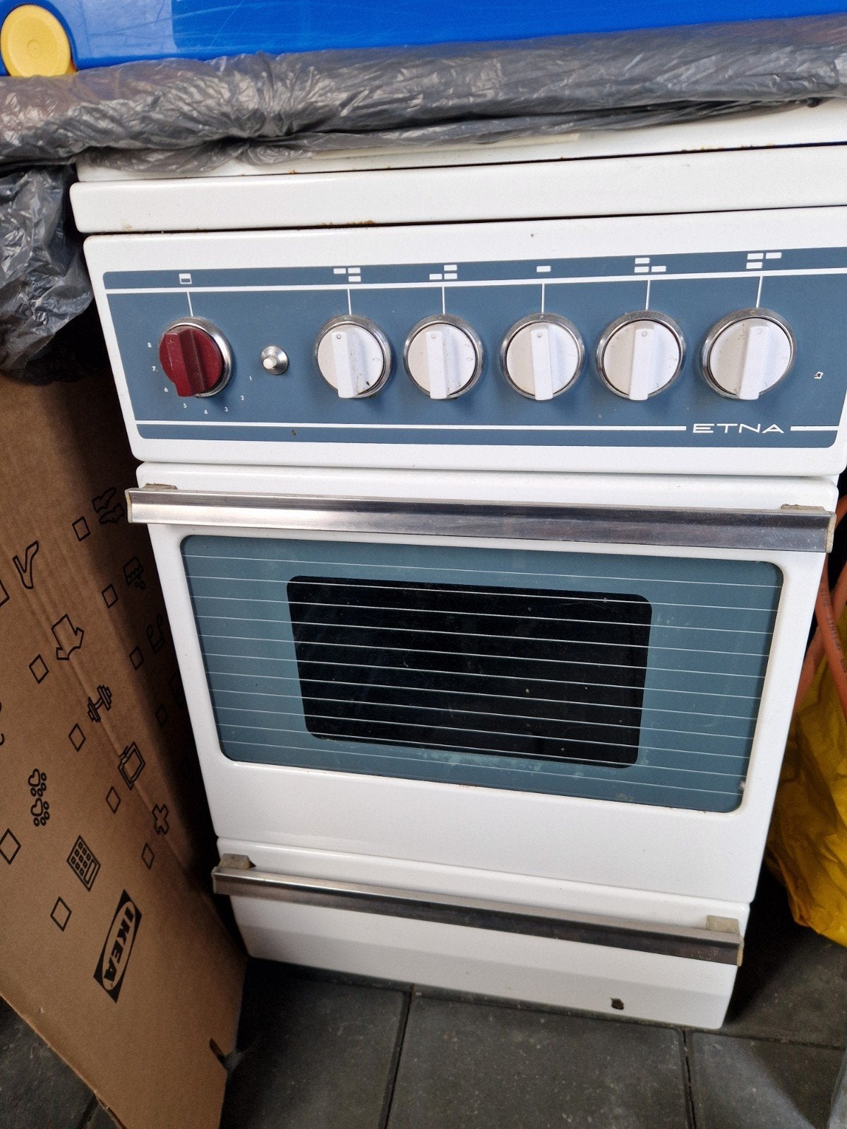 Te koop: Vintage Etna gasfornuis, Witgoed en Apparatuur, Fornuizen, Ophalen, Gebruikt, 4 kookzones, Gas