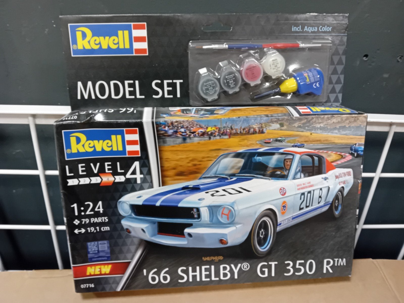 Revell Model Set '66 Shelby GT 350 R - Nieuw, Hobby en Vrije tijd, Modelauto's | 1:24, Auto, Revell, Nieuw, Ophalen of Verzenden