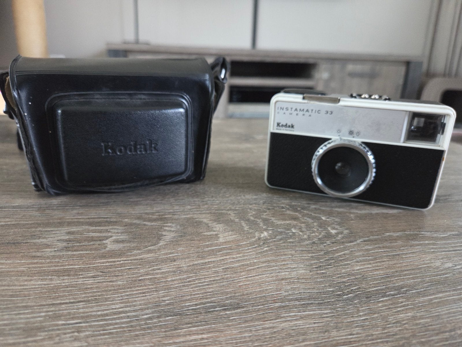 Kodak Instamatic 33 Camera met originele tas, Ophalen of Verzenden, Gebruikt, Compact, Kodak