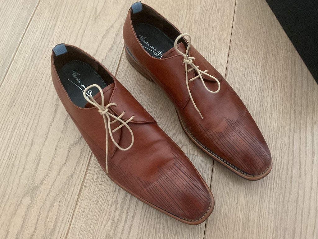 Floris van bommel herenschoenen, Bruin, Floris van Bommel, Ophalen of Verzenden, Zo goed als nieuw