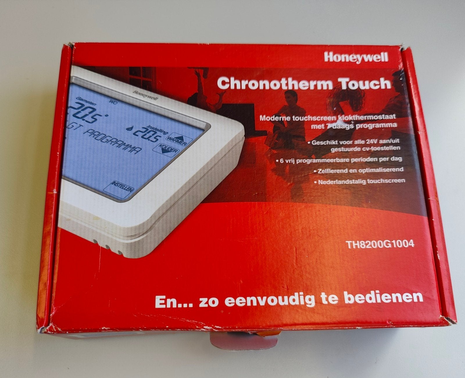 Honeywell Chronotherm Touch TH8200G1004 Klokthermostaat, Doe-het-zelf en Verbouw, Thermostaten, Ophalen of Verzenden, Zo goed als nieuw