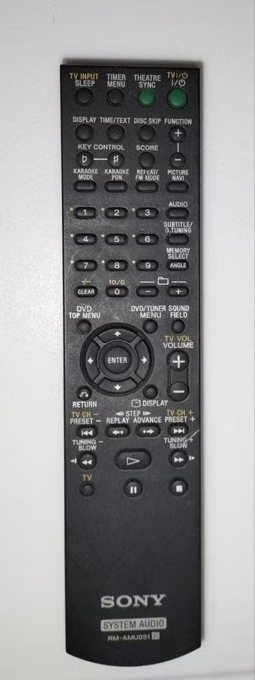 Sony RM-AMU051 Afstandsbediening voor Systeem Audio, Ophalen of Verzenden, Dvd