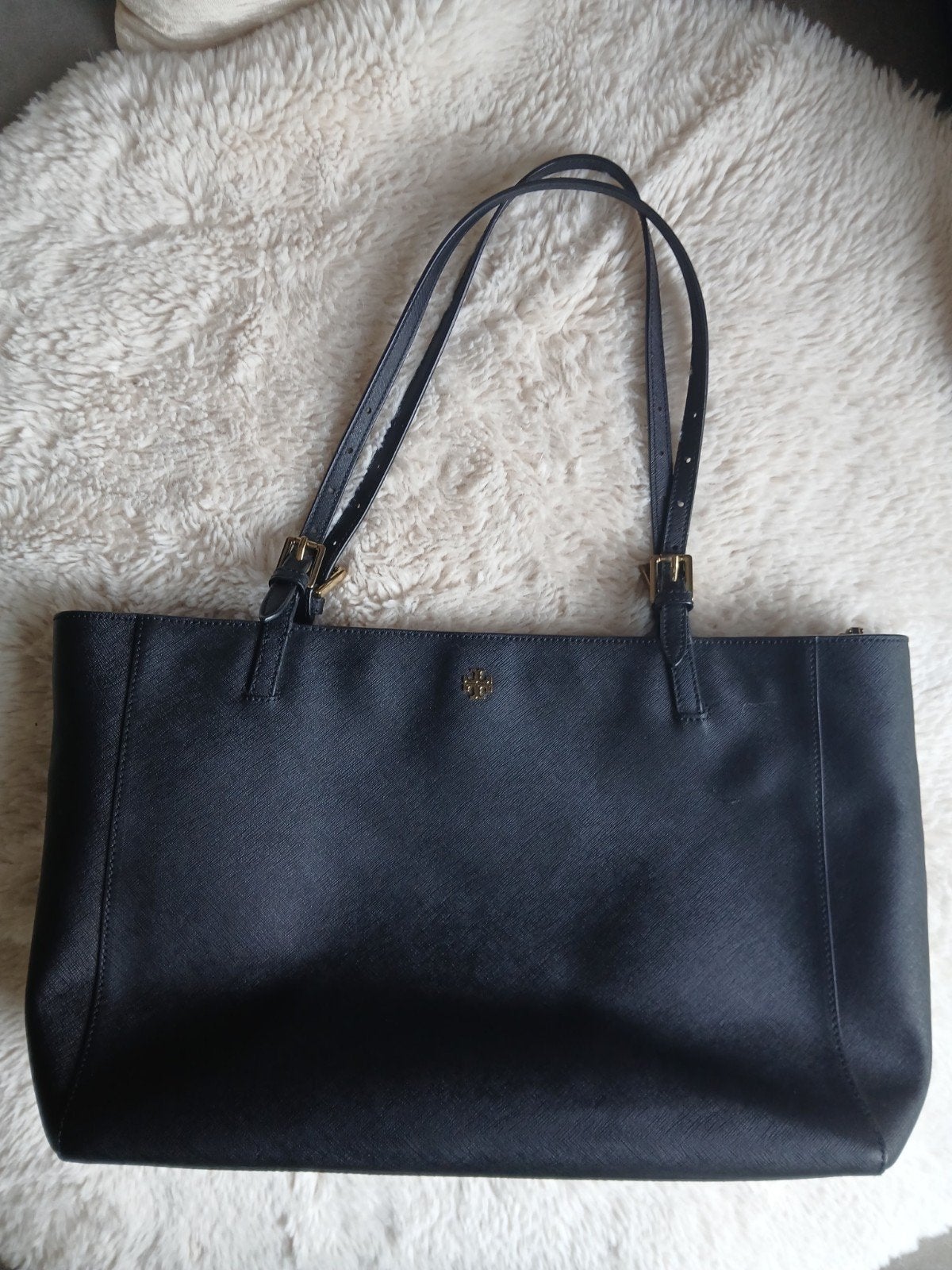 Tory Burch Shopper - Klassiek en Duurzaam, Ophalen of Verzenden, Zo goed als nieuw, Zwart, Shopper