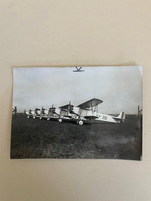 Oude foto Fokker verkenners vliegtuigen., Verzamelen, Ophalen, Gebruikt, Kaart, Foto of Prent