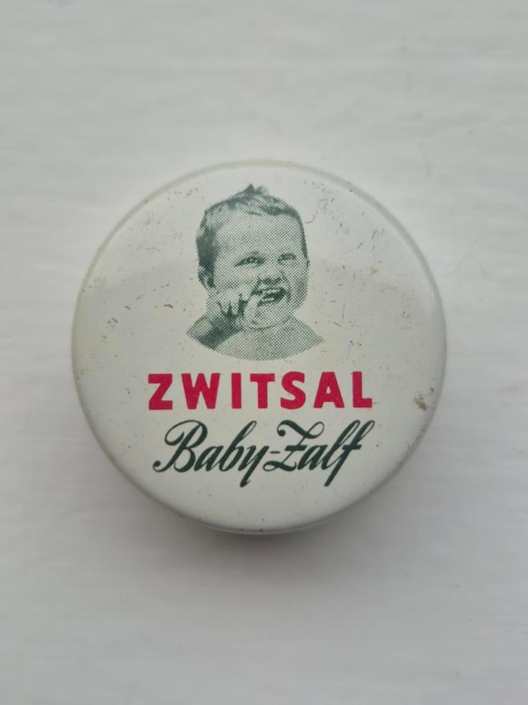 Zwitsal Baby Zalf blikje Apeldoorn, Verzamelen, Blikken, Ophalen of Verzenden, Gebruikt, Overige