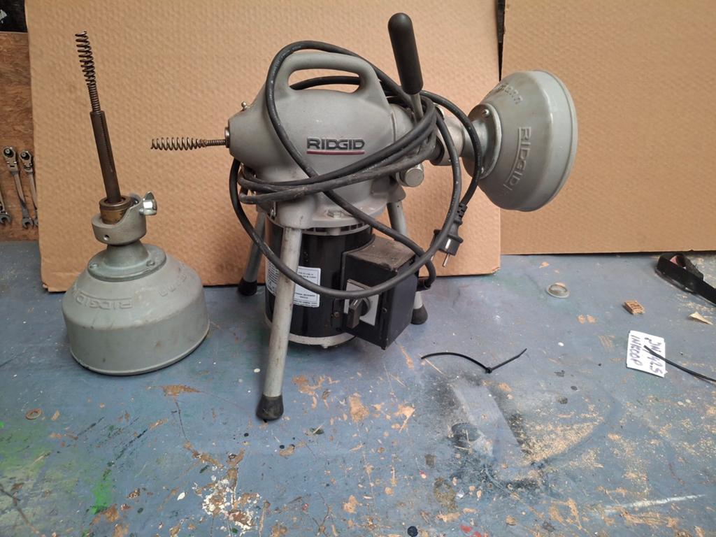 Ridgid riool ontstopper, Met 2 trommels., Ophalen