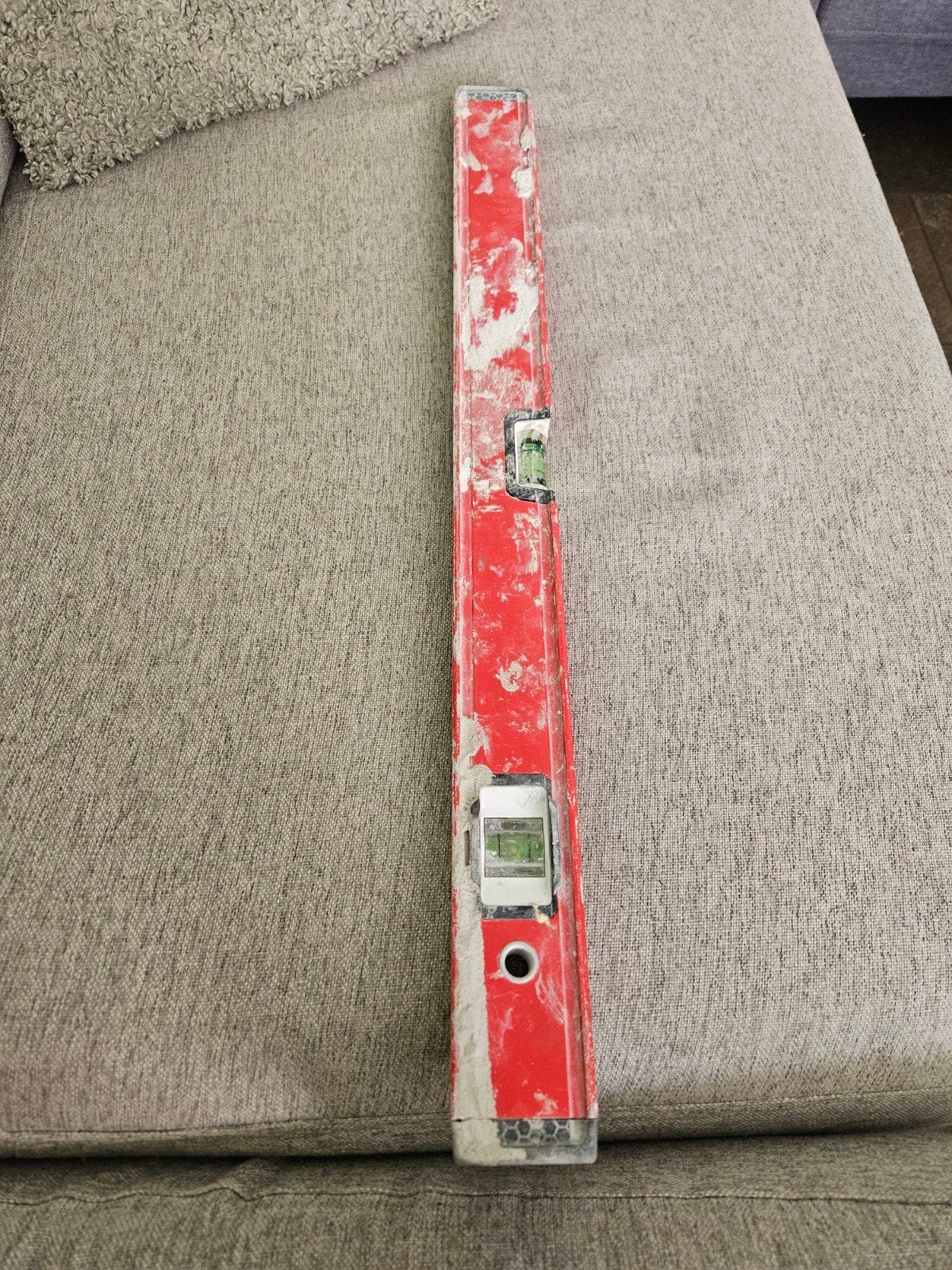 Gebruikte waterpas - rood, 60 cm, Ophalen, Gebruikt, Waterpas