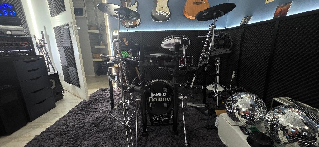 Customized ROLAND E-DRUMS inclusief Millenium NONAPAD, Ophalen, Gebruikt, Roland, Elektronisch