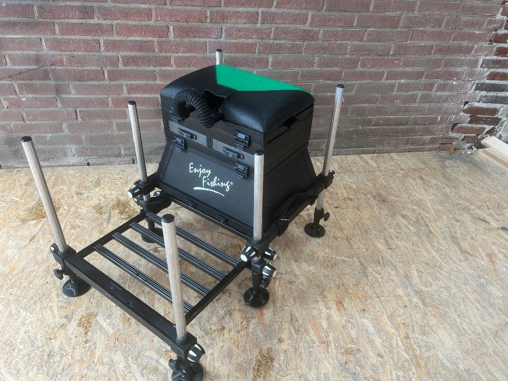 Sensas d25 zitkist in goede staat, Ophalen of Verzenden, Gebruikt, Complete set