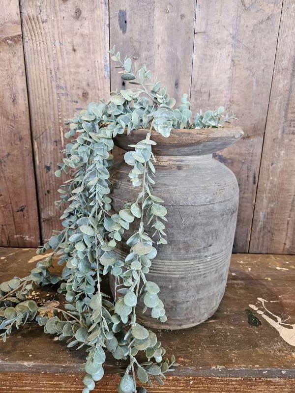 oude nepalese pot,vaas ``WOONWINKEL RUSTIEK``, Ophalen of Verzenden, Overige kleuren