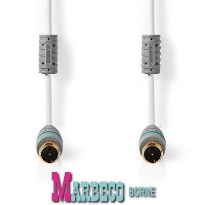 Antennekabel F-Male Quick - F-Male Quick 1 meter grijs, Bandridge, Nieuw, Info@marbeco.nl, Minder dan 2 meter