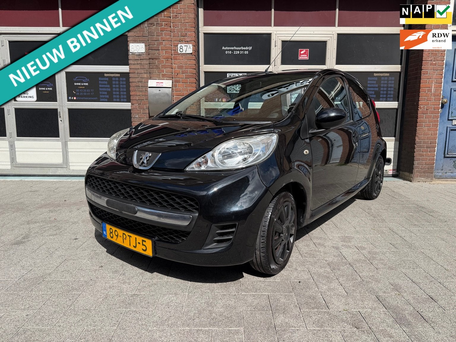 Peugeot 107 1.0 | Airco | 5-Deurs | NAP | APK 2027, Voorwielaandrijving, Euro 5, Stof, 4 stoelen