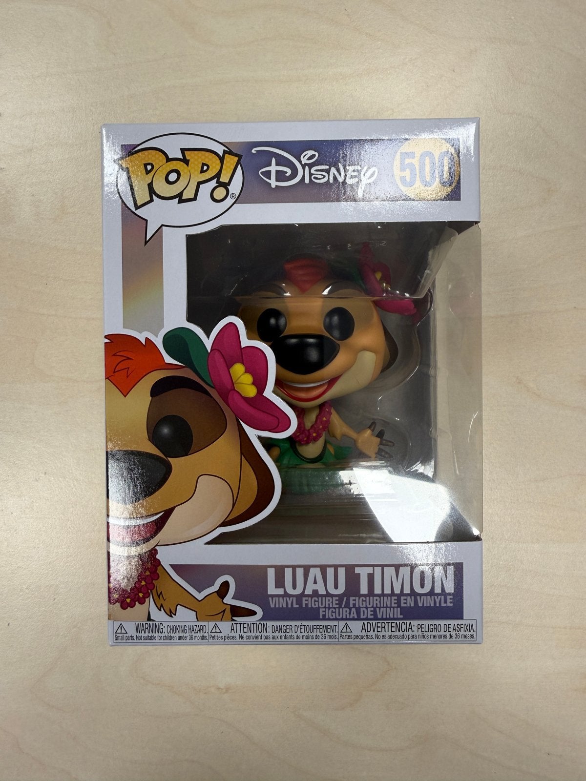 Funko Pop! Disney The Lion King Luau Timon #500, Verzamelen, Ophalen of Verzenden, Nieuw