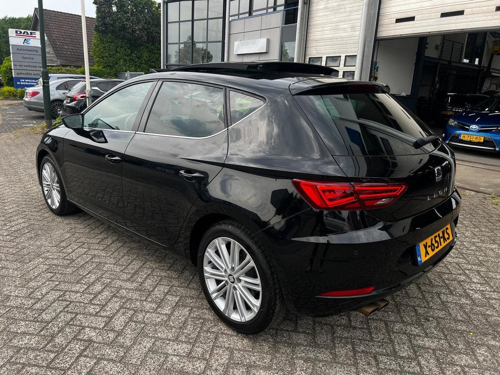 Seat Leon 1.5 TSI Xcellence Business DSG, Panodak, Euro 6, 4 cilinders, 150 pk, 620 kg