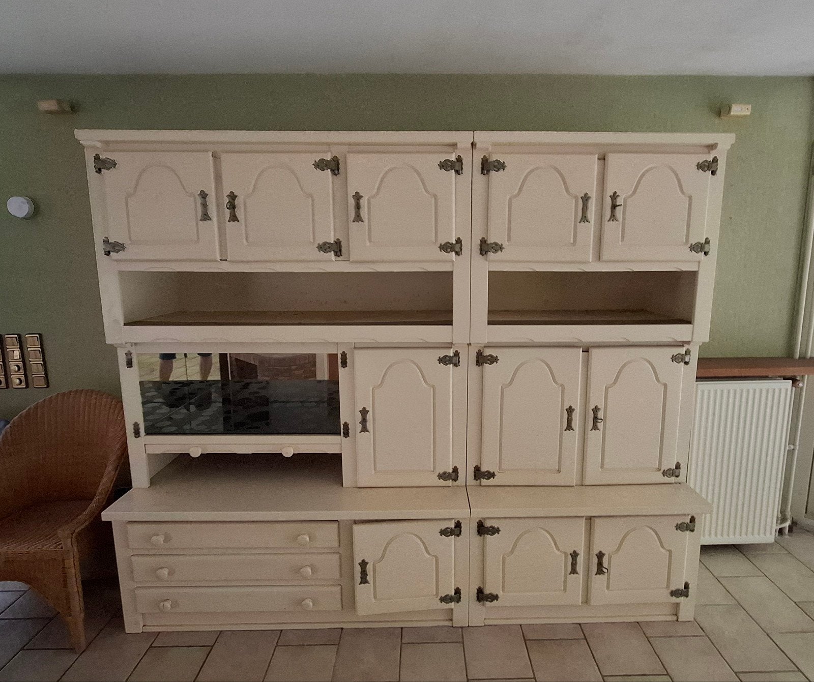 Gratis Witte Kast - Zelf demonteren en ophalen, Ophalen, Gebruikt, Met deur(en), 200 cm of meer