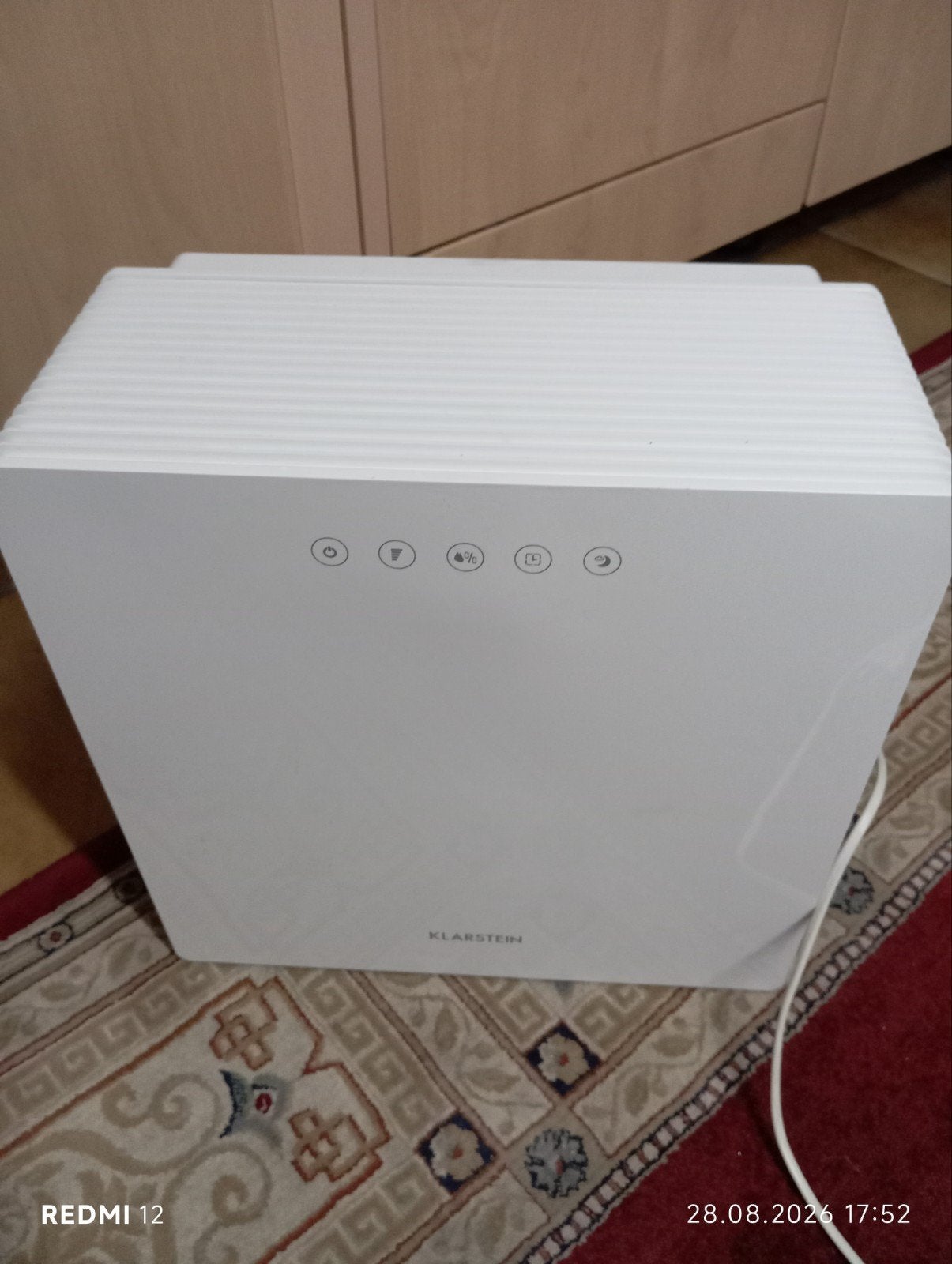 Klarstein Mobiele Airwasher - Luchtbevochtiger en Reiniger, Gebruikt, Minder dan 60 m³, 3 snelheden of meer, Ophalen of Verzenden