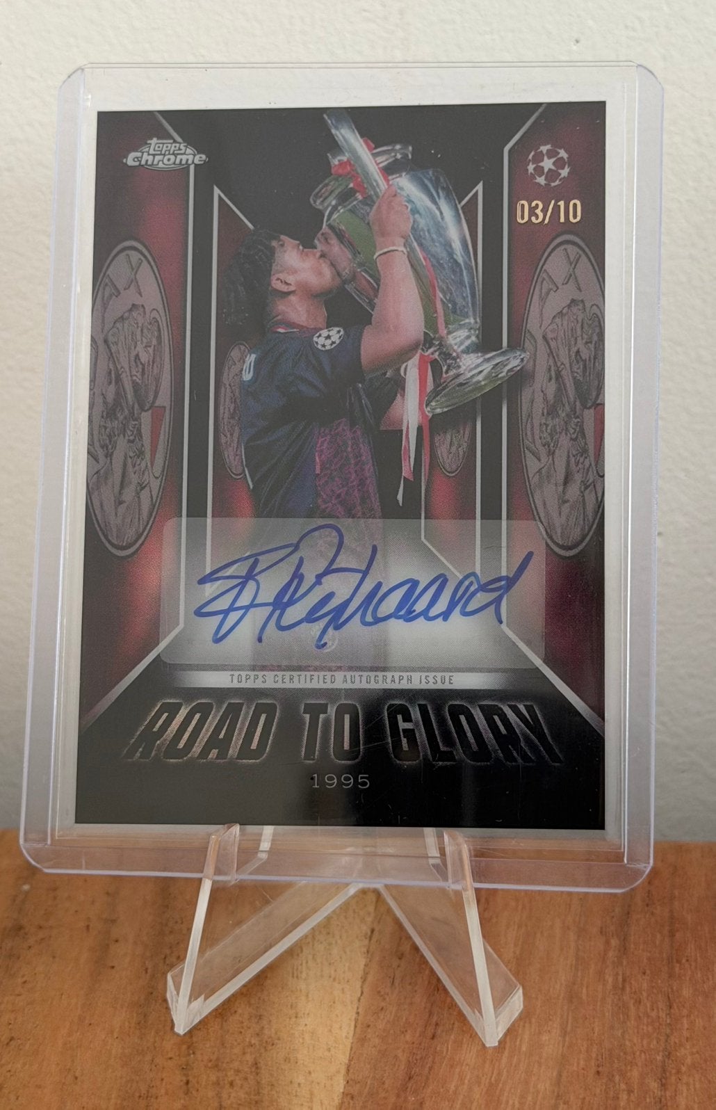 Frank Rijkaard Road to Glory Auto /10 AJAX RTG-RI Chrome UCC, Ophalen of Verzenden, Zo goed als nieuw
