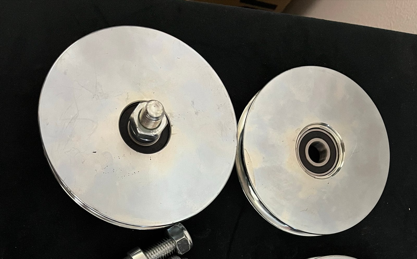 Set van 2 Halfronde Katrolwielen met Lager, Ophalen of Verzenden, Nieuw