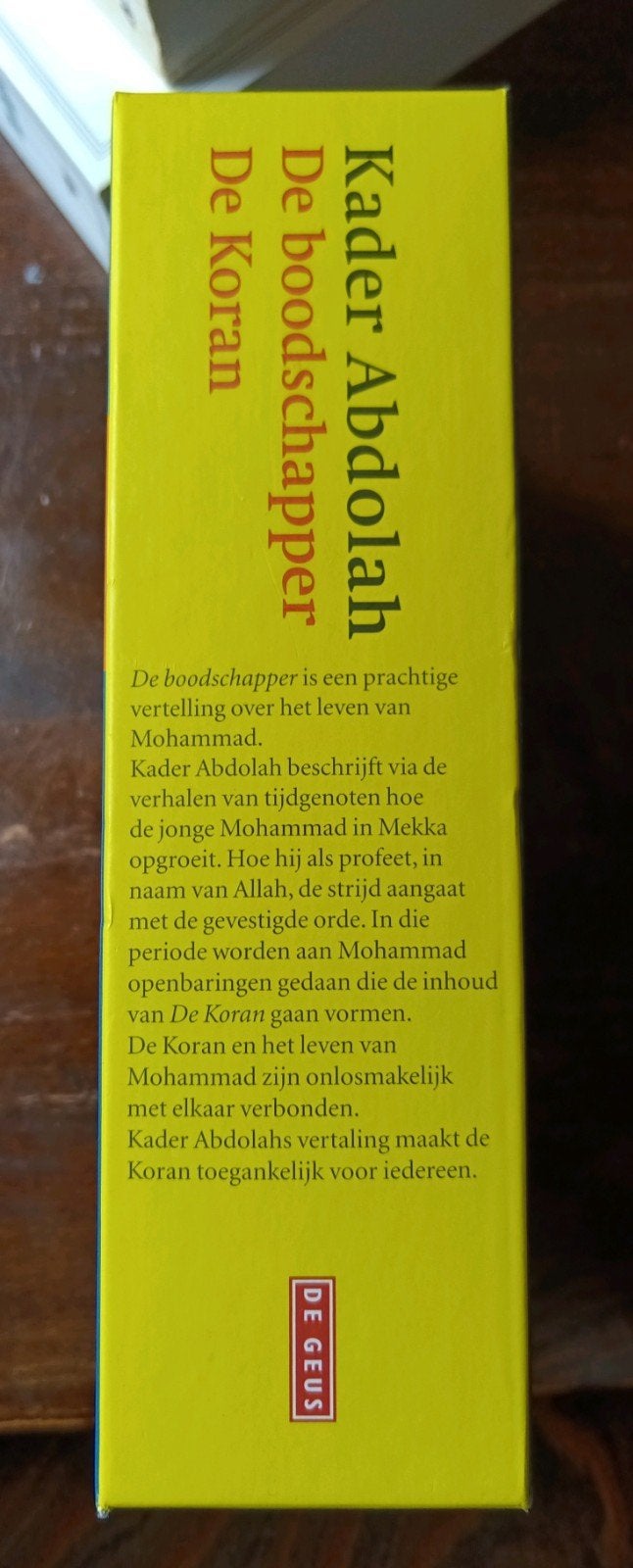 Kader Abdolah: De Koran & De boodschapper (2 boeken), Ophalen of Verzenden, Zo goed als nieuw, Kader Abdolah, Islam