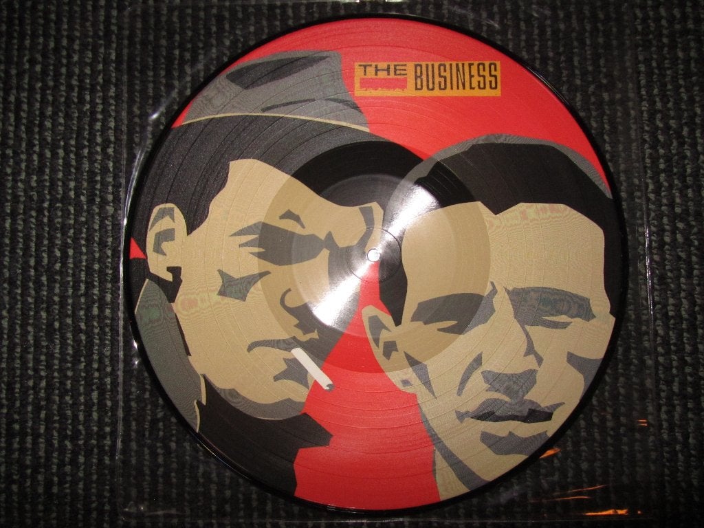 Picture Disc LP The Business Suburban Rebels Oi Punk vinyl, Gebruikt, Ophalen of Verzenden, Picture disc, Punk Rock