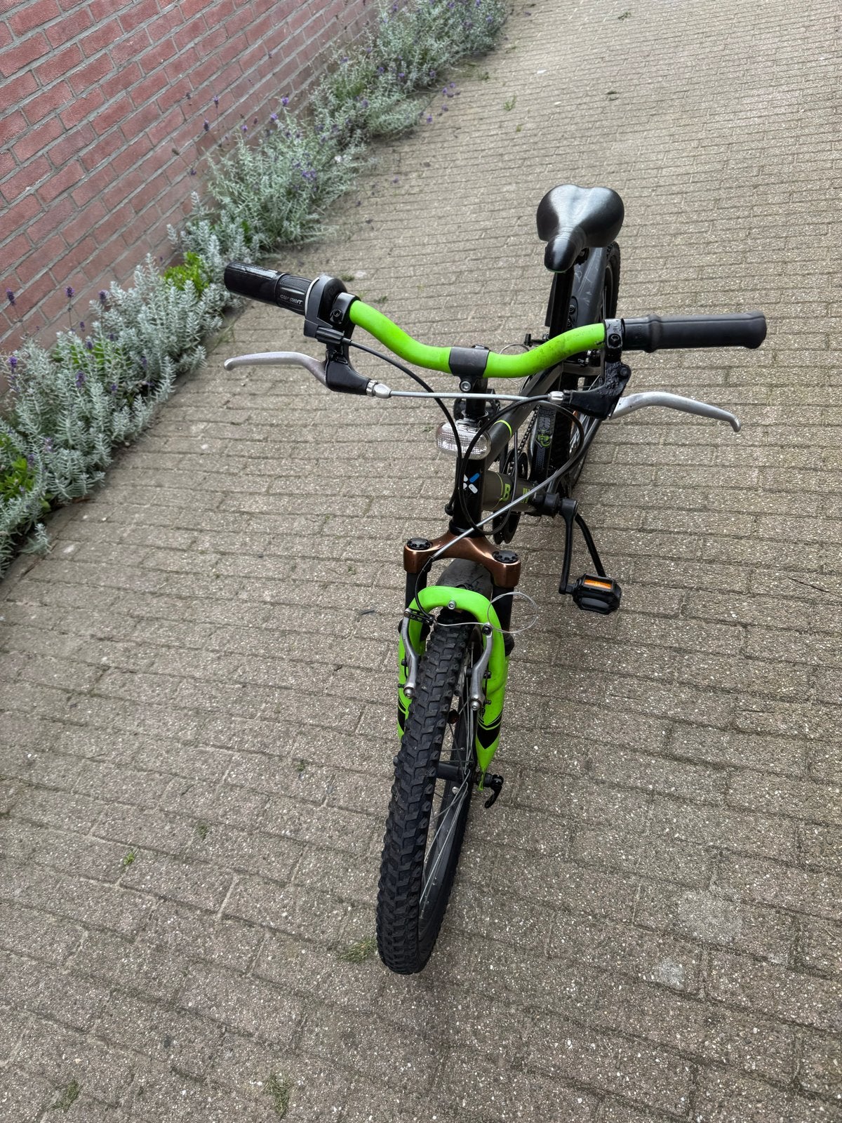 Btwin jongensfiets 20 inch, Gebruikt, Velgrem, Versnellingen, Minder dan 49 cm