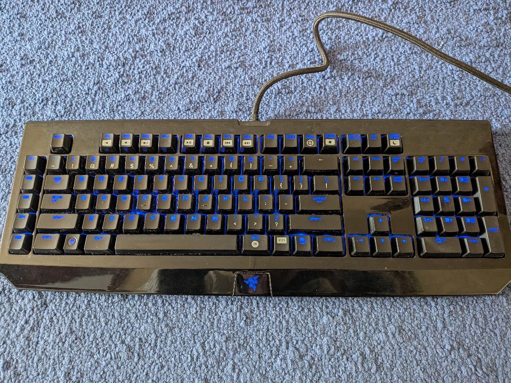 Razer blackwidow, Computers en Software, Toetsenborden, Ophalen, Gebruikt, Gaming toetsenbord, Razer BlackWidow