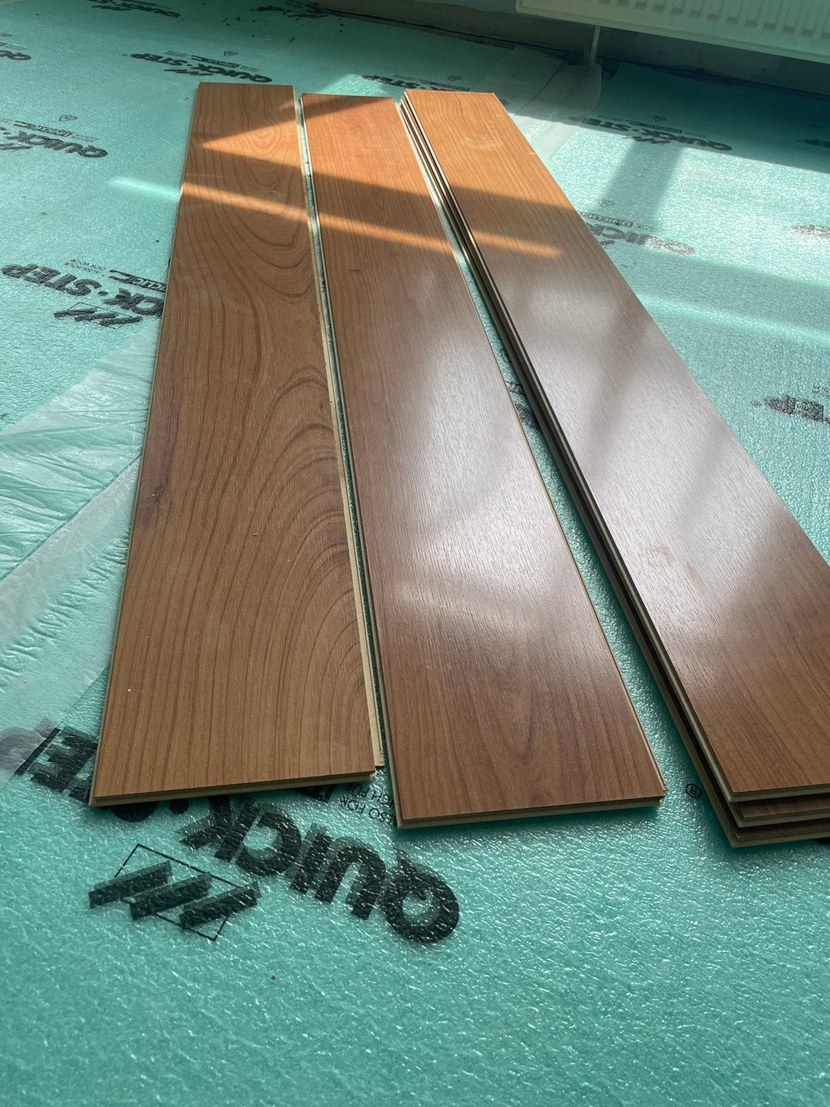 Laminaat voor circa 40m2, Ophalen, Gebruikt, 50 tot 150 cm, 10 m² of meer