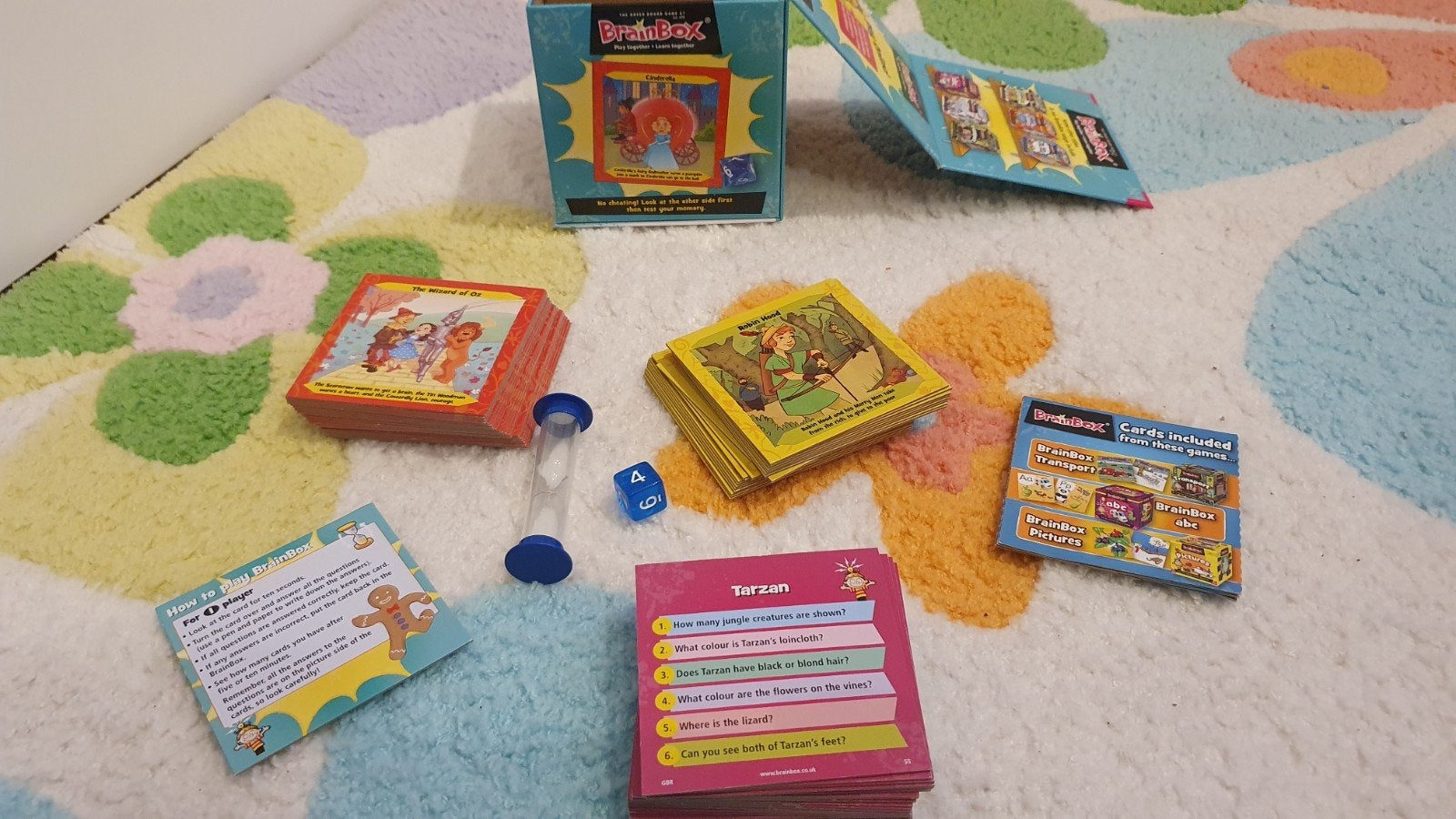 BrainBox Once Upon a Time Game Engelstalige Spel 3+, Ophalen of Verzenden, Zo goed als nieuw, Speelkaart(en)