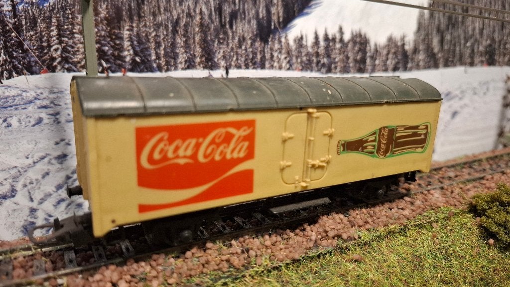 Lima H0 – DB gesloten reclamewagon "Coca-Cola" (3120), Gebruikt, Gelijkstroom, Wagon, Ophalen of Verzenden