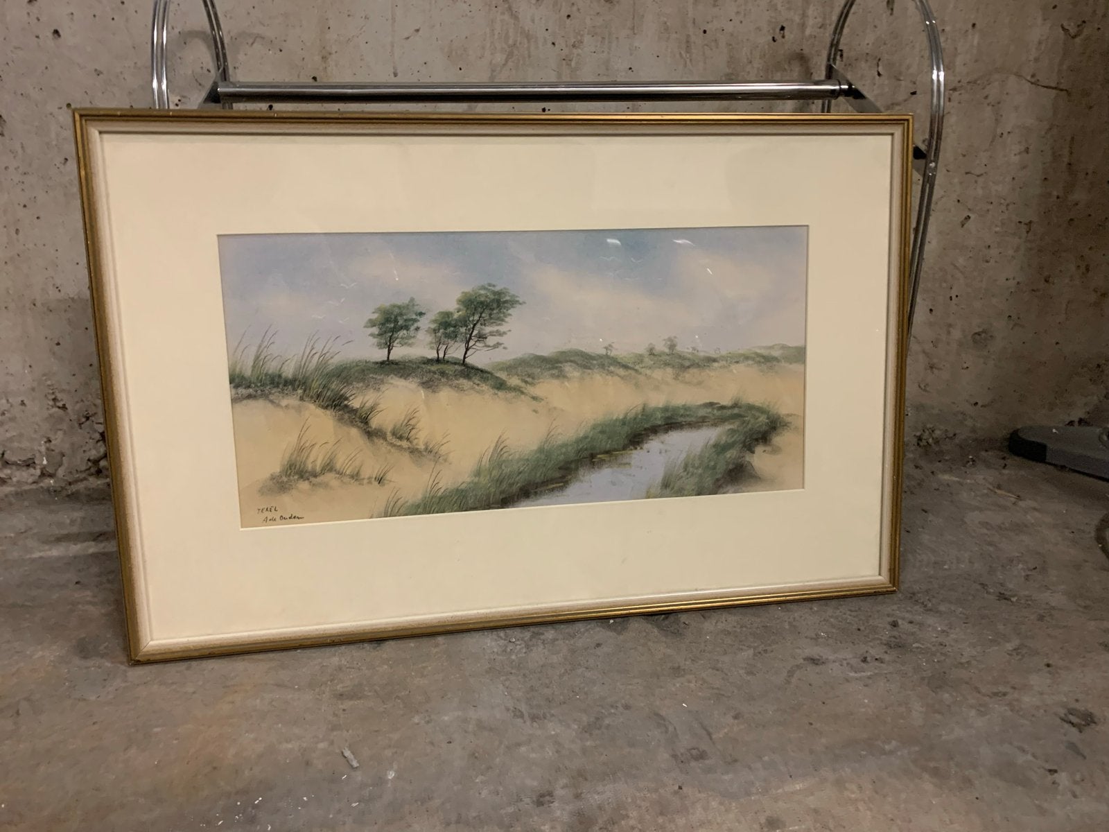 A de Ouden - Duinlandschap Texel, Ophalen