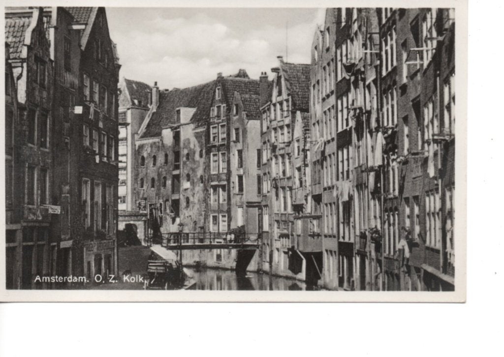 Amsterdam. Ansichtkaart Amsterdam O.Z. Kolk . **, Ophalen of Verzenden, 1940 tot 1960, Ongelopen, Noord-Holland