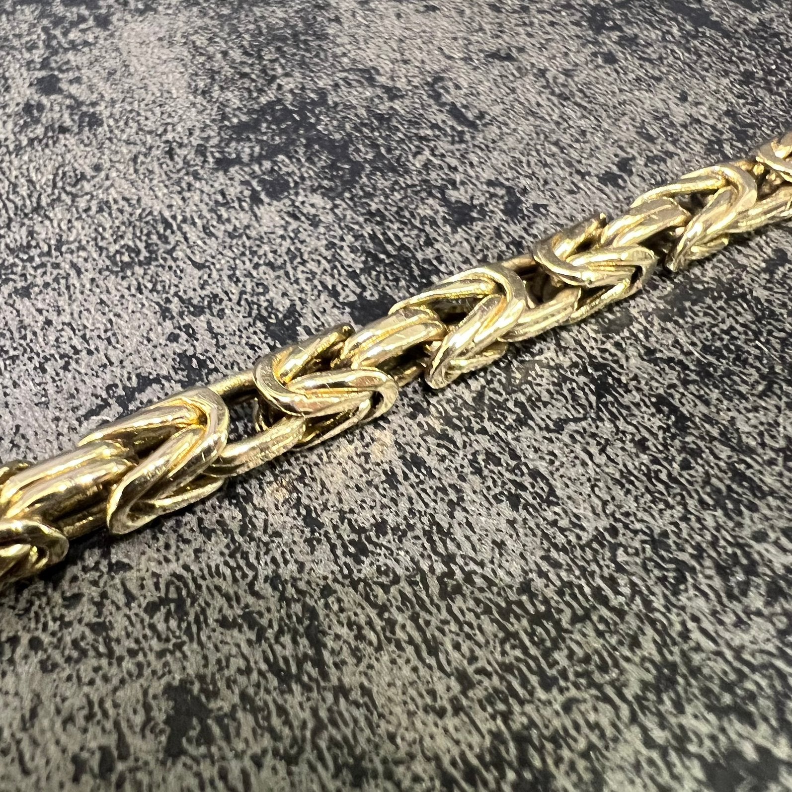 14 karaat gouden armband Koningsarmband massief 39 gram, Ophalen of Verzenden, Zo goed als nieuw, Goud