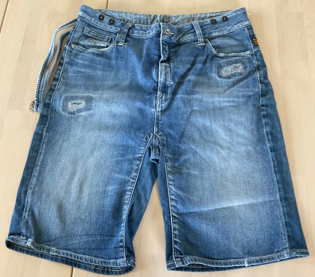 Korte dames jeans van het merk G-Star Raw, Blauw, Ophalen of Verzenden, W30 - W32 (confectie 38/40), G-STAR RAW