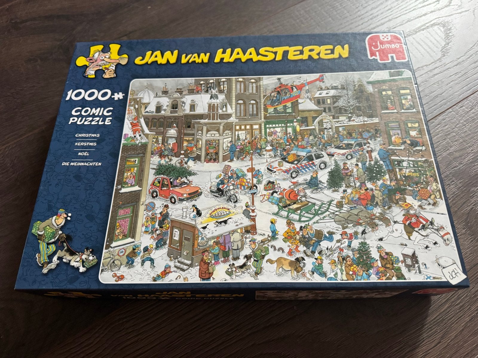 Jan van Haasteren Kerstpuzzel 1000 stukjes, Ophalen, Meer dan 50 stukjes, Zo goed als nieuw, 6 jaar of ouder