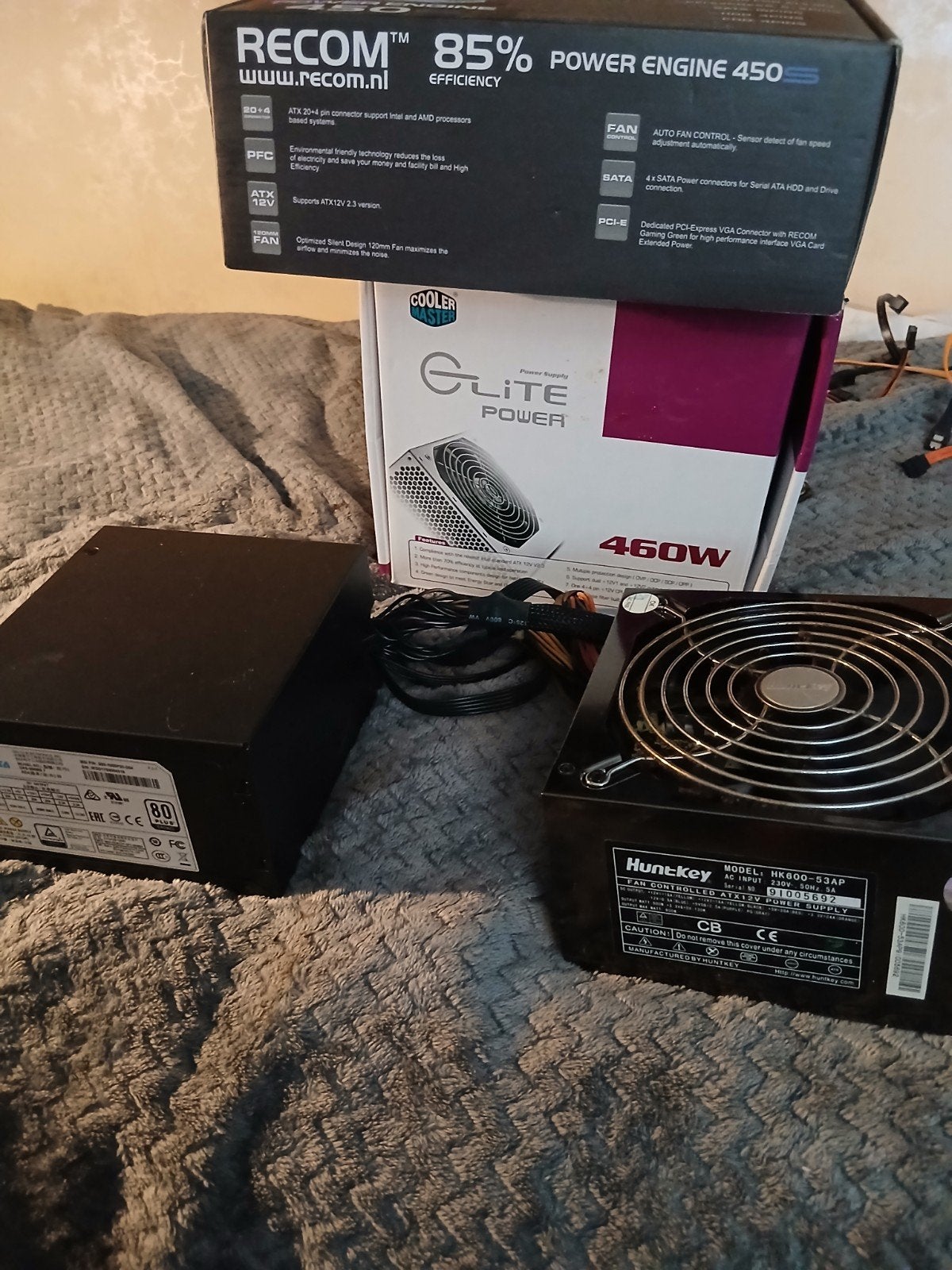 Diverse PC Voedingen: Huntkey, Delta, Recom, Cooler Master, Ophalen of Verzenden, Gebruikt