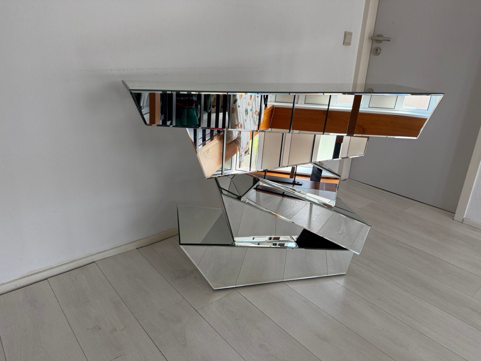 Kare Design Spiegel Console/Sidetable - Massief Glas, Ophalen, Gebruikt