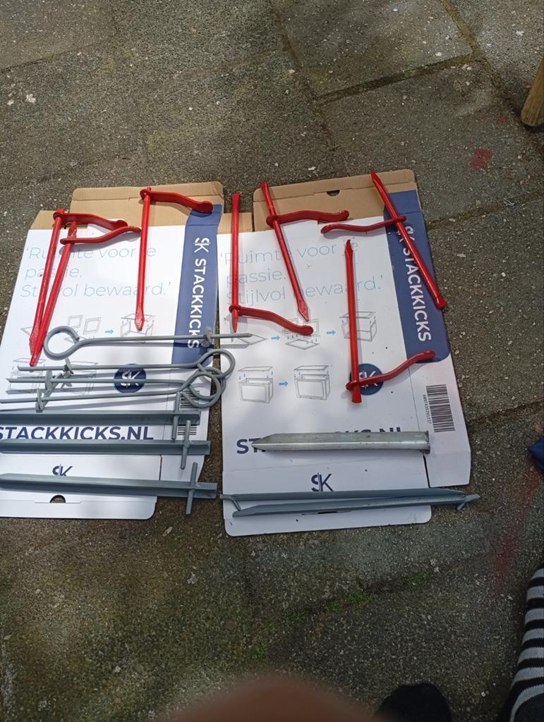 Tent haringen voortent partytent camper, Ophalen of Verzenden, Gebruikt