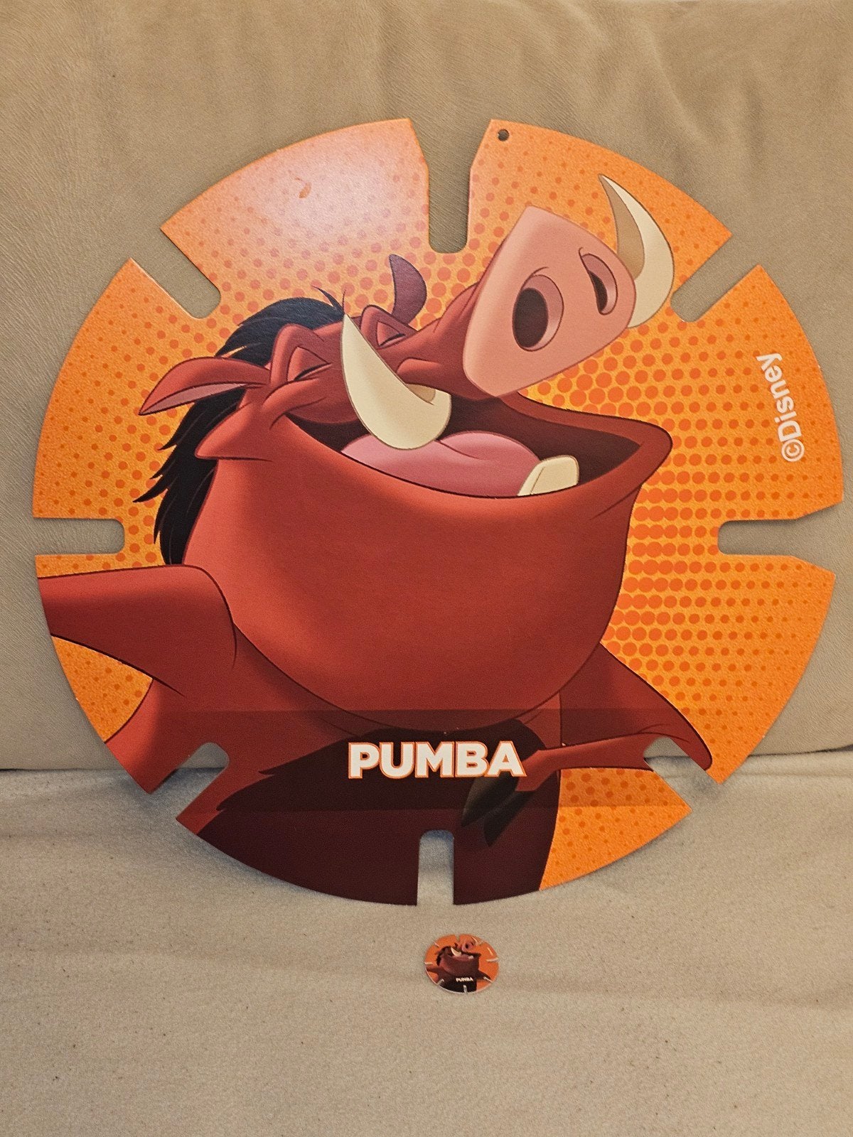 Mega Grote Disney Diskeyz Albert Heijn - Pumba, Ophalen of Verzenden