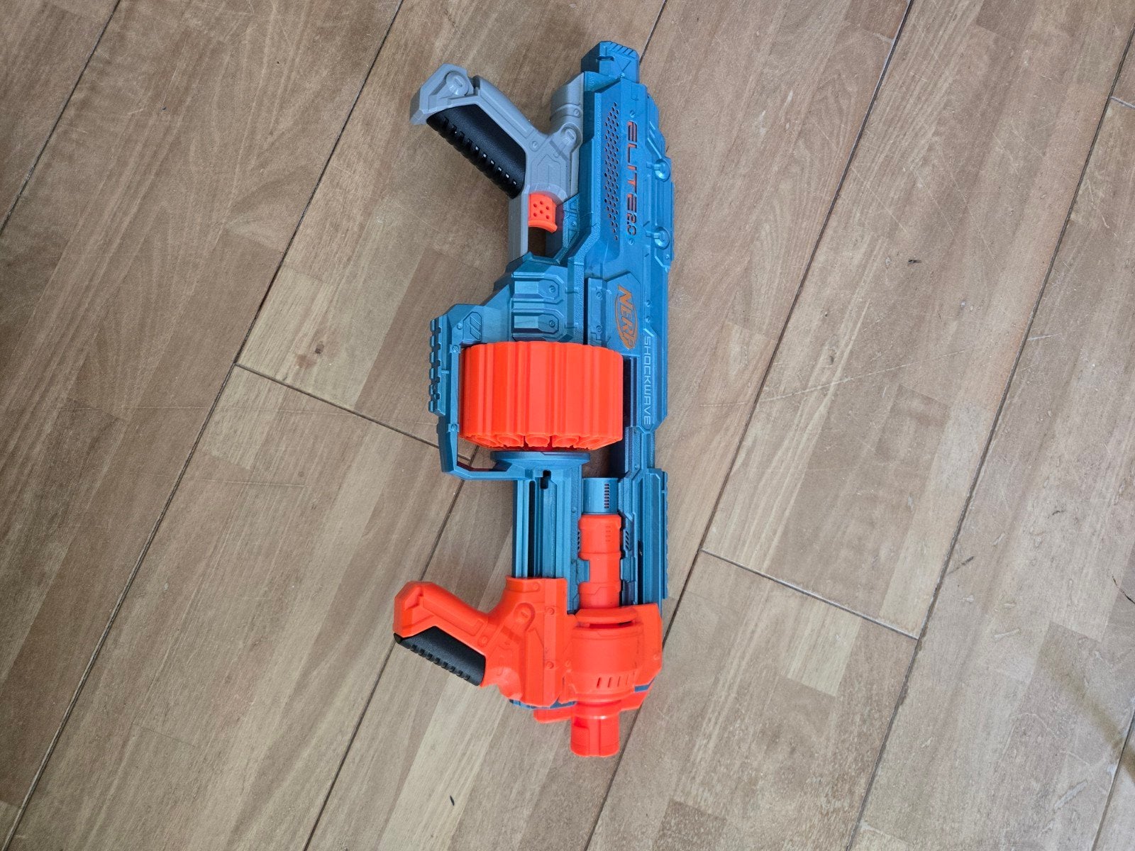 Nerf Elite 2.0 Shockwave RD-15 Blaster, Ophalen of Verzenden, Gebruikt, Jongen of Meisje