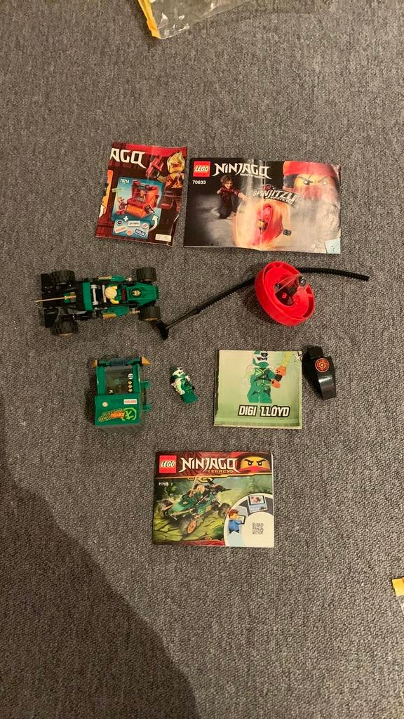 3 sets lego ninjago, Ophalen of Verzenden, Zo goed als nieuw, Overige schalen, Onderdeel