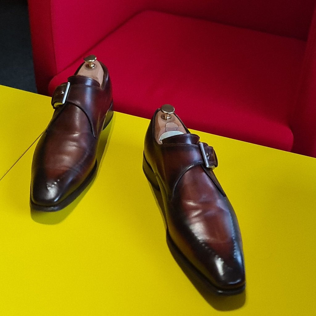 HARRIS gesp schoenen met bruine kleur maat 10/5, Harris, Bruin, Verzenden, Gespschoenen
