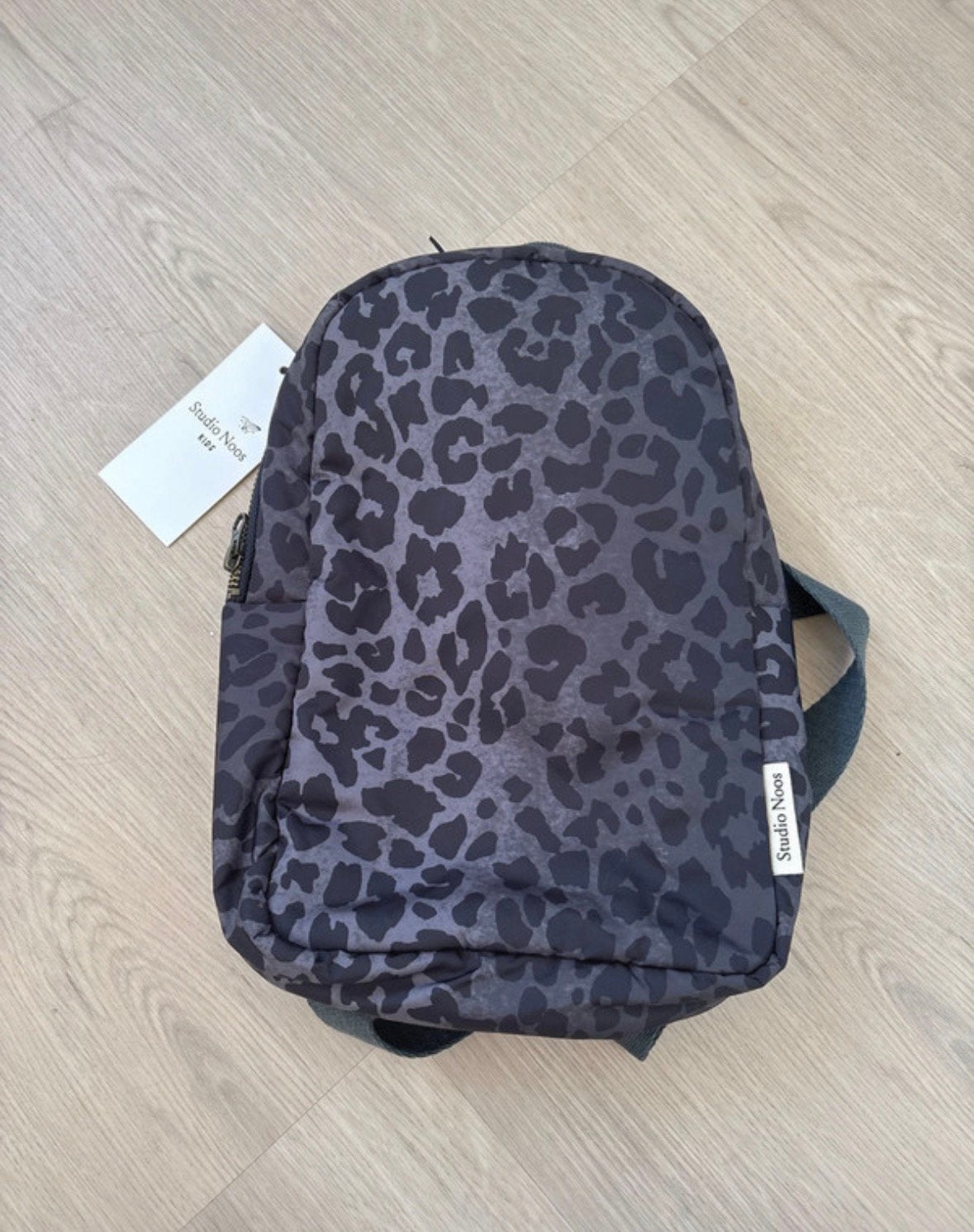 Studio Noos rugzak leopard grijs, Ophalen, Nieuw, Overige merken