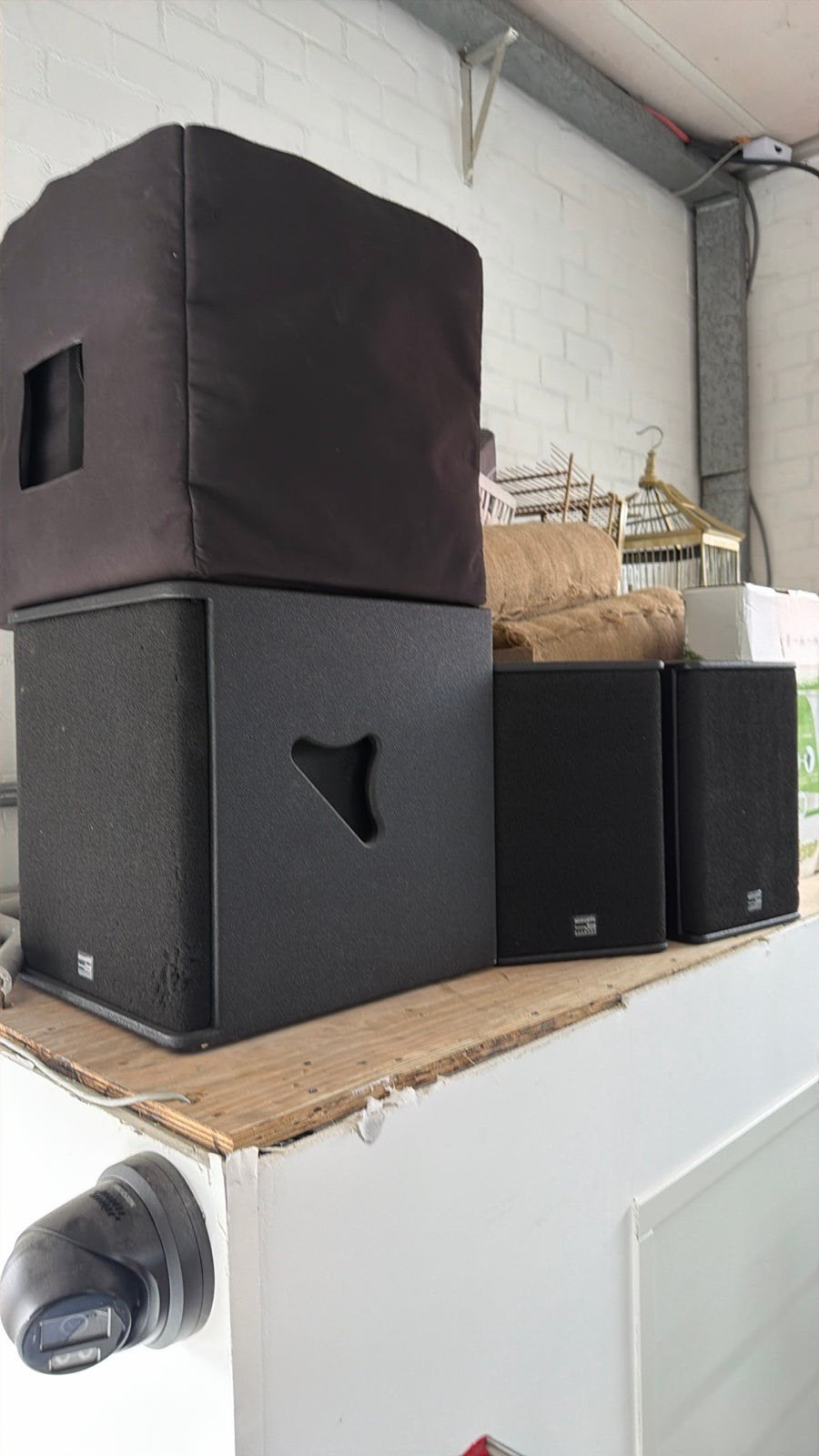 Acoustic Line TS Mini Geluidssysteem - Compact & Krachtig, Gebruikt, Minder dan 60 watt, Front, Rear of Stereo speakers, Ophalen