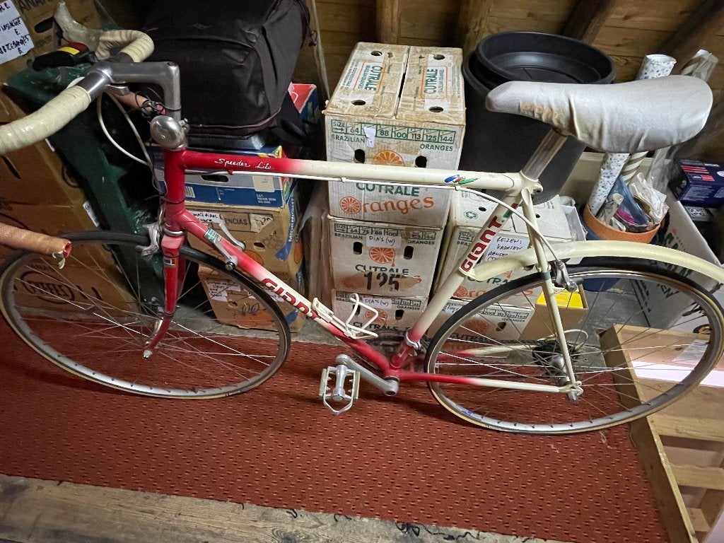 Giant racefiets, Fietsen en Brommers, Fietsen | Racefietsen, Ophalen, 28 inch, Gebruikt, Velgrem