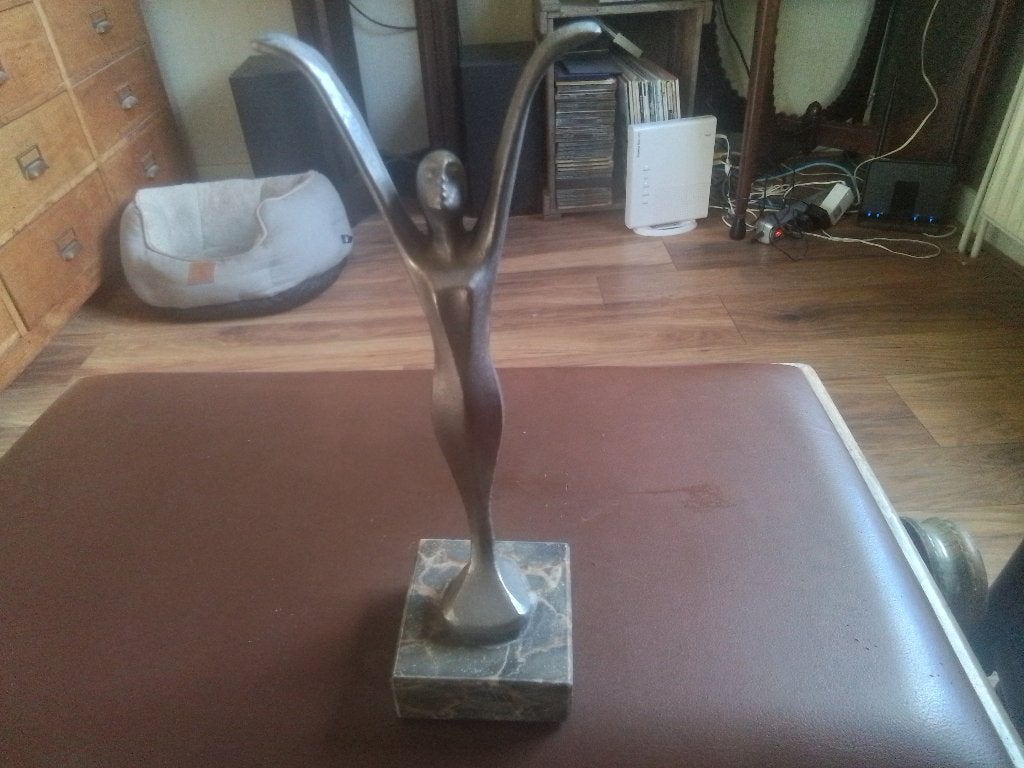 Art deco ornament, Ophalen of Verzenden, Brons